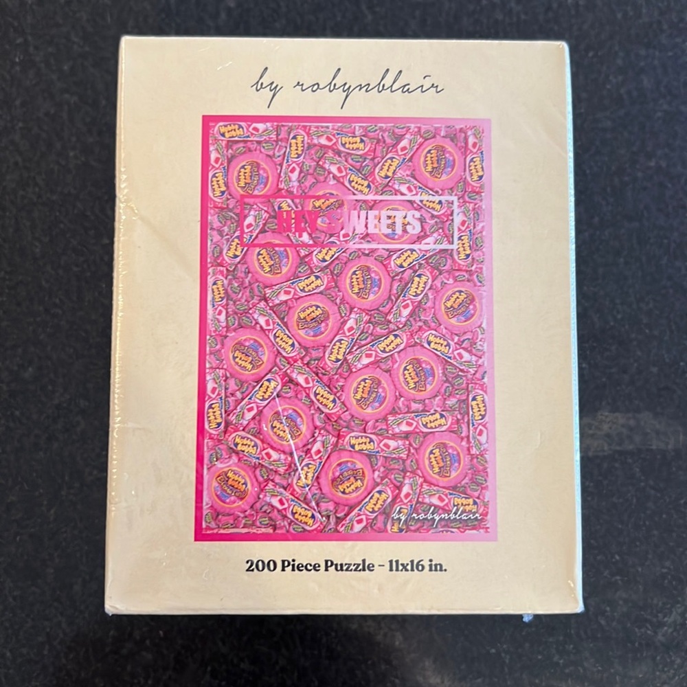 By RobynBlair candy puzzle “hey sweets” bubble gum new and sealed
